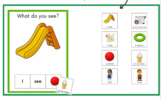 Once Upon a Playground Adaptive AAC Book